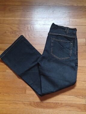 Rare VINTAGE Men's HENRY DUARTE Dark Indigo/BLACK Jeans (33)